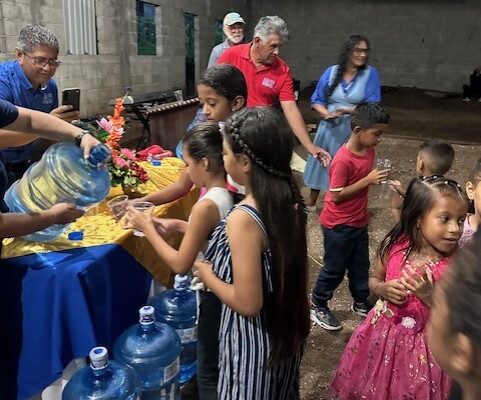 Purified water at the celebration!