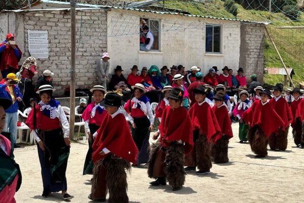 Kids doing a traditional dance