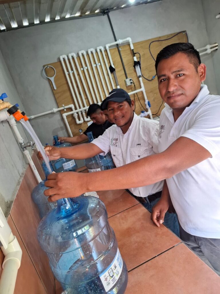 New operators bottling purified water