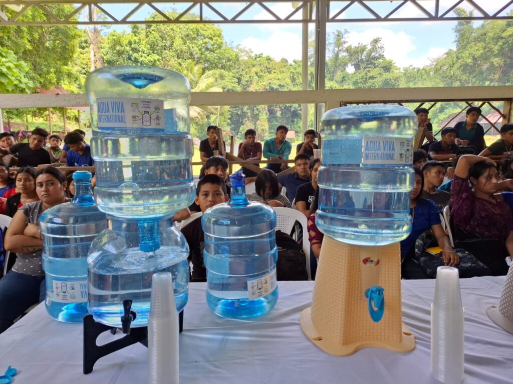 Purified water in water dispensers