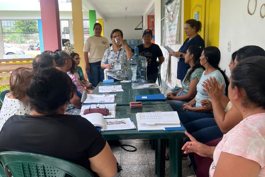 CADEP Educators trying their new purified water