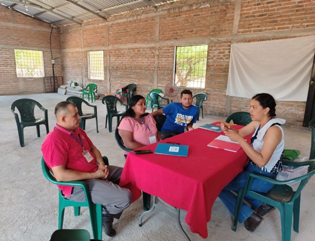 Evelin planning for future education events with the Local Educators