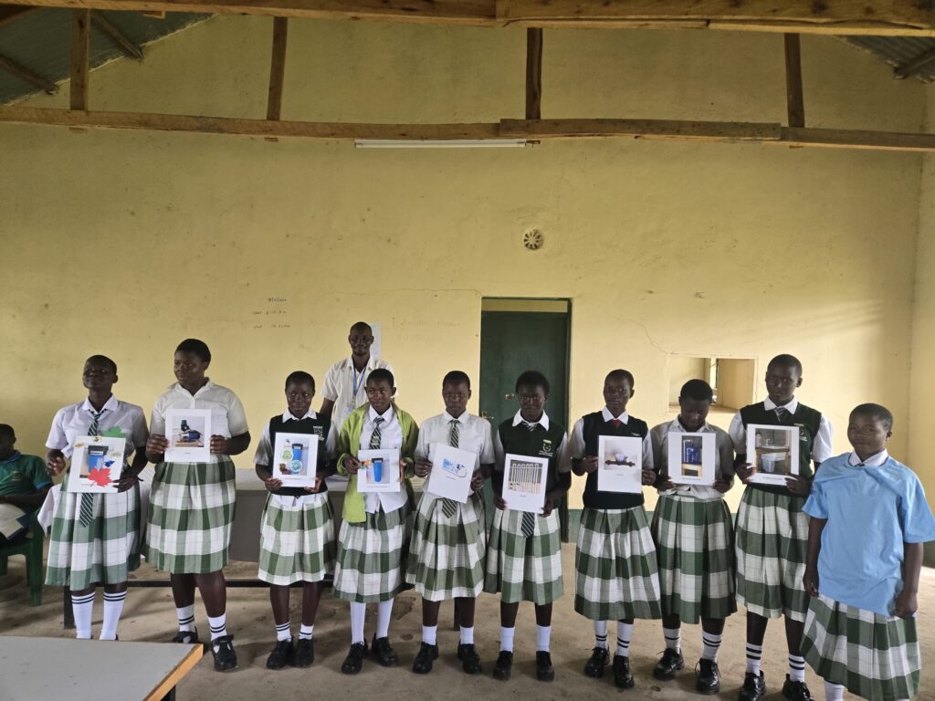 Ndiwa students participating in one of the education lessons