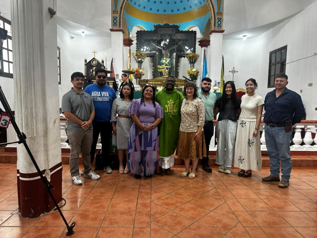 August 23 - The team at church