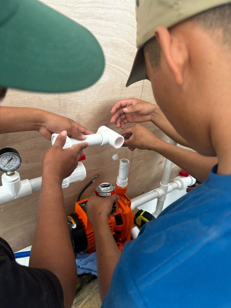 August 25 - Constructing the water system