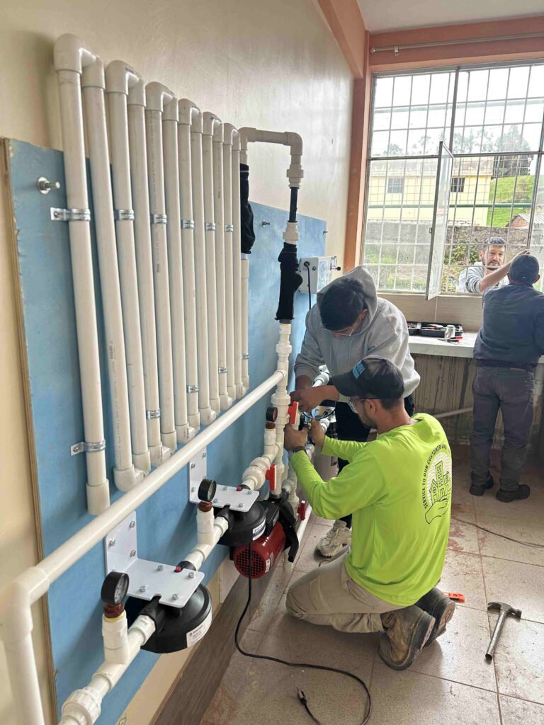 September 22nd - Continued progress on the water system