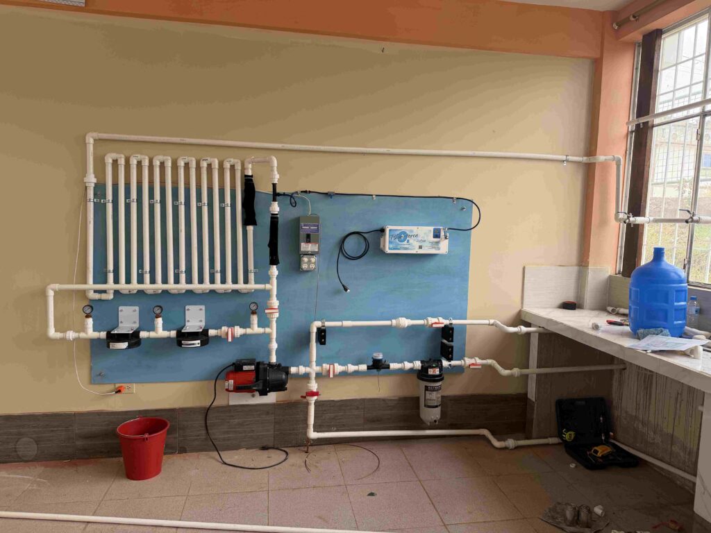 September 23rd - a nearly completed water system