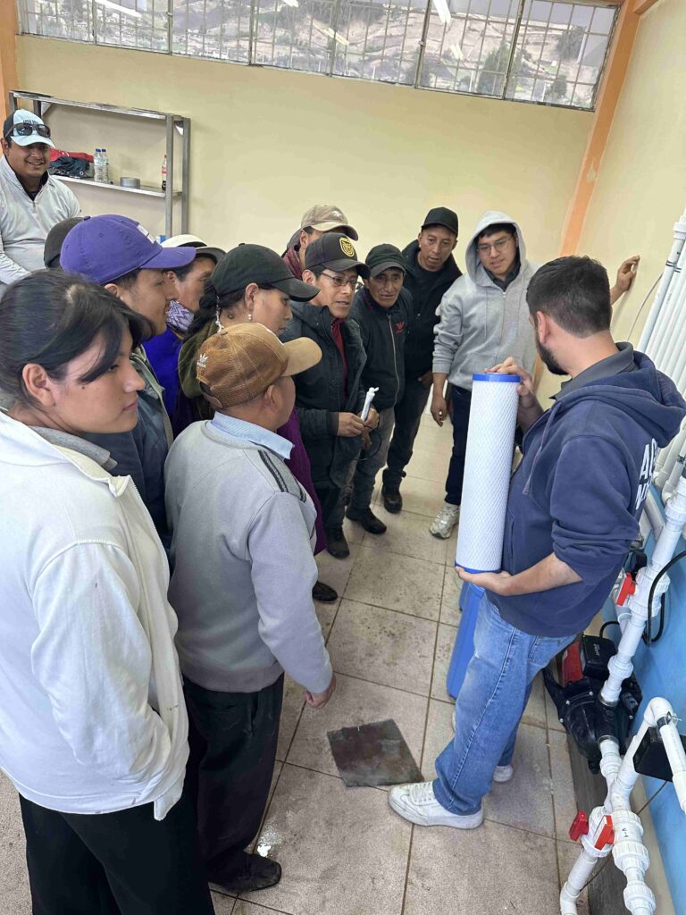 September 24th - operator training in Chimborazo community